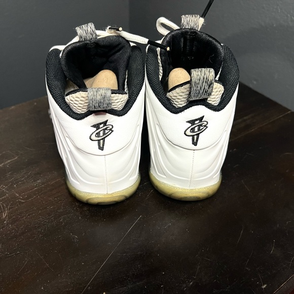 NIKE LITTLE POSITE ONE FOAMPOSITE GS WHITE ICE 644791-102 Size 4Y - Picture 4 of 8